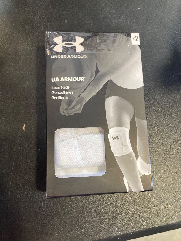Photo 1 of Armour 2 Knee Pads YTH White OSFM