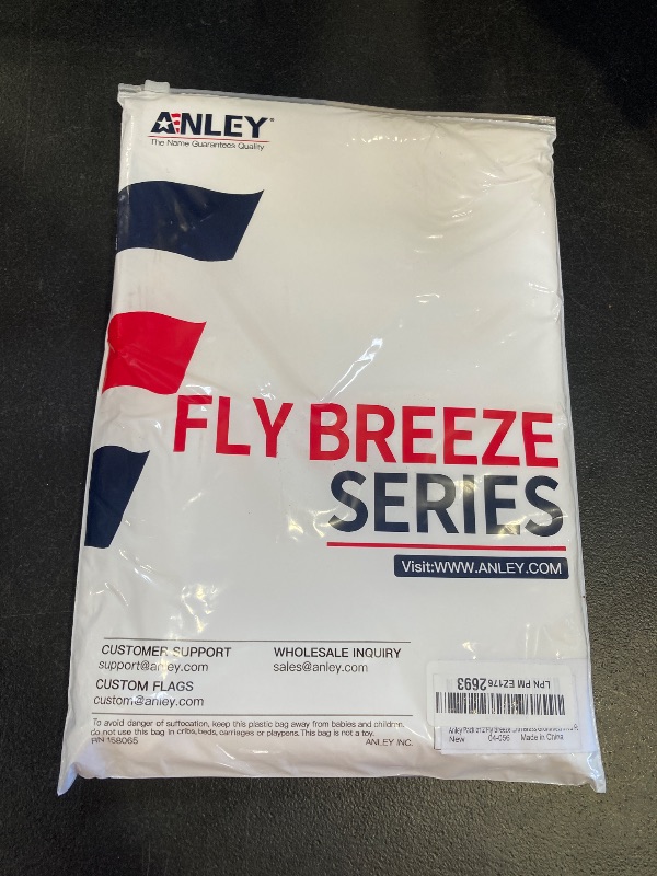 Photo 1 of Anley Pack of 2 Fly Breeze 3x5 Foot Solid White Flag - Vivid Color and Fade proof - Canvas Header and Double Stitched - Plain White Flags Polyester with Brass Grommets 3 X 5 Ft