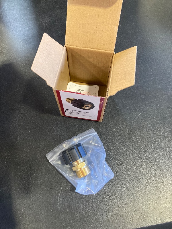 Photo 1 of WOJET Pressure Washer Adapter, M22 15mm Female Thread to M22 14mm Male Fitting, 5000 PSI Power Washer Hose Coupler, Connect M22 14mm Quick Connect to Power Washer or Accessories with 15mm Outlet/Inlet
