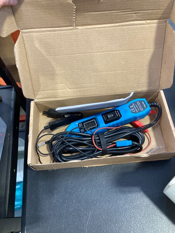 Photo 1 of Lqito Lqito Multifunctional Car Circuit Tester Component Activation Electrical Tester 6-24V/3.5-36V AC/DC Car Power Tester Digital Display Short Circuit Finder for Continuity Testing