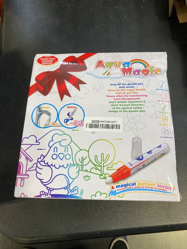 Photo 1 of Toddler Toys Water Doodle Mat: 40 X 30 Inch Mess Free Coloring & Drawing Instant Drying Mat - Kids Learning Toys for Girls Age 3-5 Home Educational Activities - Birthday/Christmas Gifts for Girls Boys