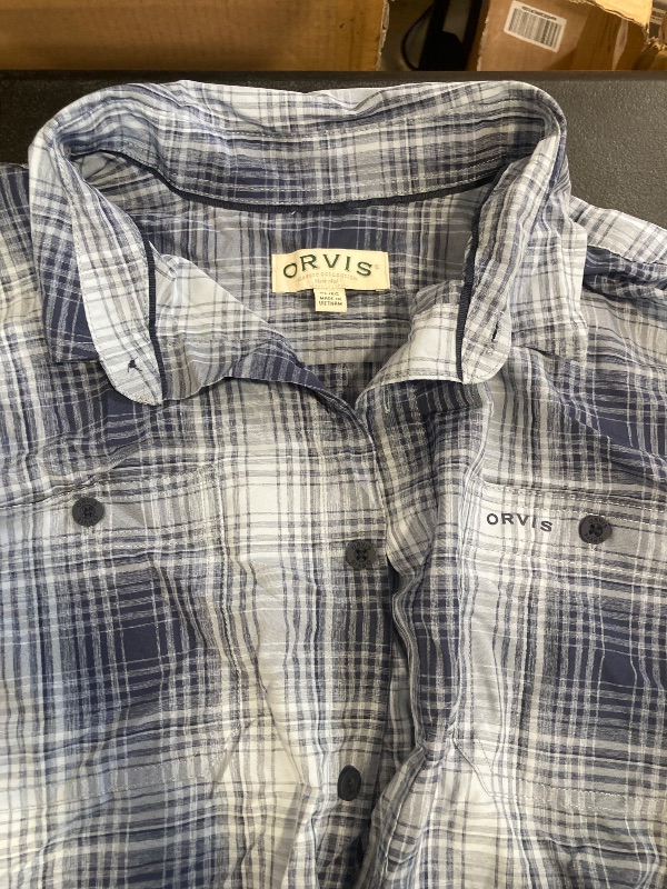Photo 1 of orvis xl short sleeve button down shirt