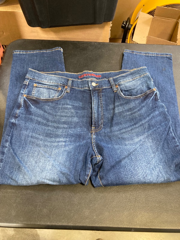 Photo 1 of mens lucky brand blue jean size 38x29