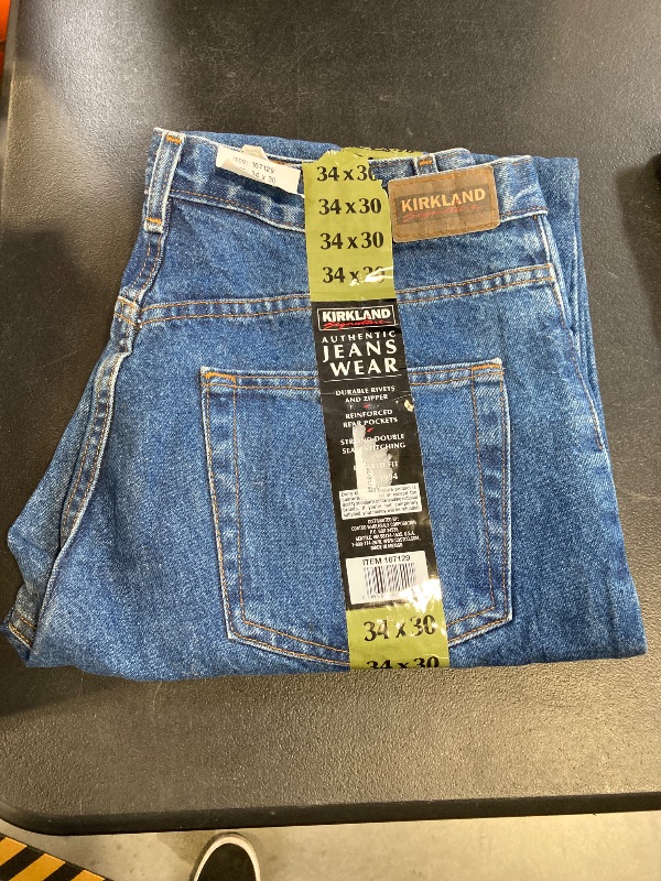Photo 1 of mens kirkland jeans size 34x30