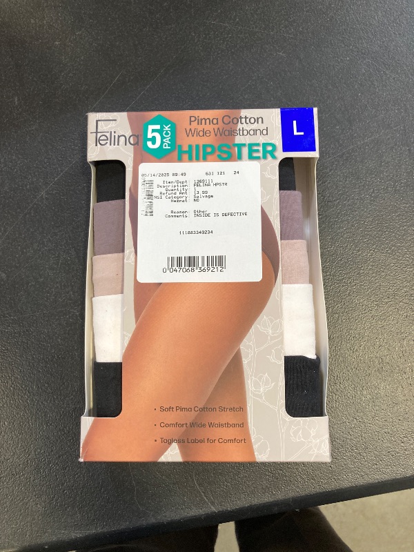 Photo 1 of felina hipster underwear size large 