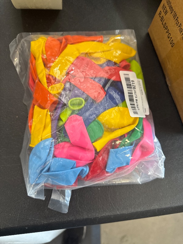 Photo 1 of JOWINER 100 PCS Balloons, 12 Inch Assorted Colors Balloon & 10 Kinds of Color Balloons, Latex Balloon Bulk for Birthday, Baby Shower, Wedding, Family Party.