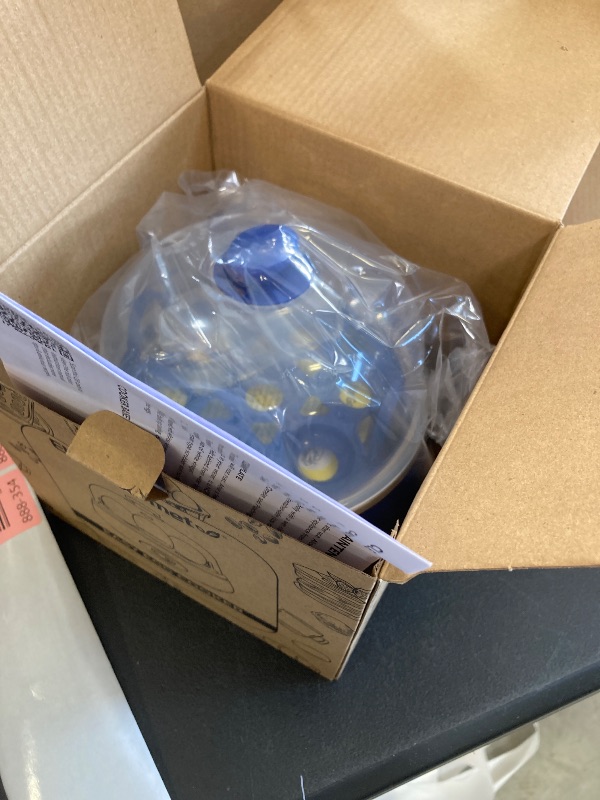 Photo 1 of Elite Gourmet EGC322CBL Easy Egg Cooker Electric 7-Egg Capacity, Soft, Medium, Hard-Boiled Egg Cooker with Auto Shut-Off, Measuring Cup Included, BPA Free, Classic Blue