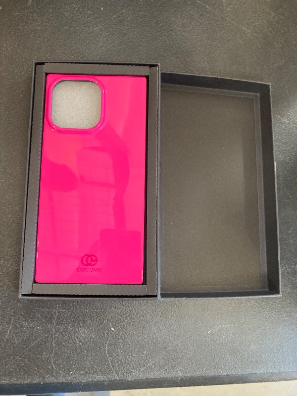 Photo 1 of Cocomii - Rectangle Case Compatible with iPhone 15 Pro Max - Compatible with MagSafe, Solid Color, Fashionable Hues, Glossy, Magnetic Phone Case for iPhone 15 Pro Max 6.7 inch, Hot Pink