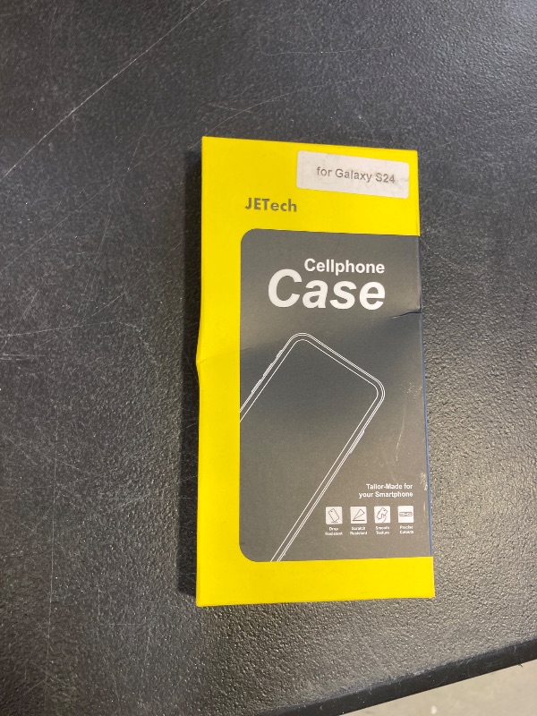 Photo 1 of JETech Slim Fit Case for Samsung Galaxy S24 5G, Camera Lens Full Protection, Soft TPU Thin Protective Phone Cover with Matte Finish, Shockproof (Black)