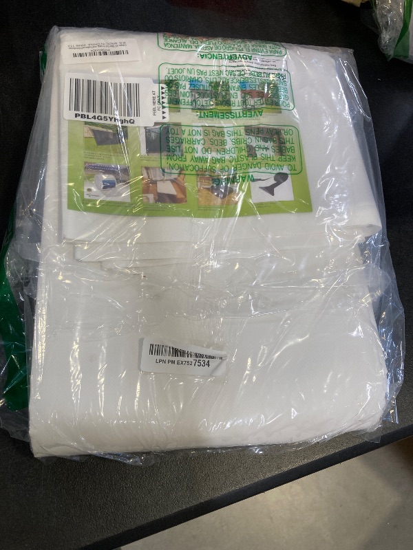 Photo 1 of Dulepax-RV Slide Out Awning Fabric Replacement-(46" x 110", White- Fabric only)-Universal Slide-Topper Replacement for 5th Wheel RVs, Travel Trailers and Motorhomes