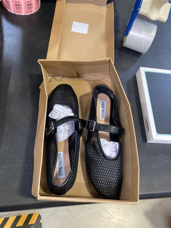 Photo 1 of Steve Madden Women's Dreaming Ballet Flat, Black Multi, 7.5
