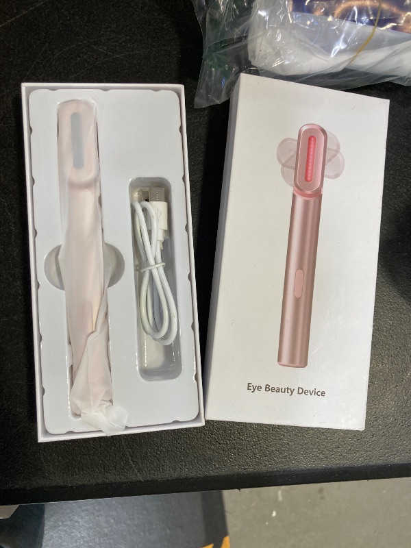 Photo 1 of 4-in-1 Light-Therapy-Wand,Red Light Therapy for Face and Neck - Microcurrent Facial Device for Anti-Aging - Face & Eye Massager Skincare (2 Colors led Light)