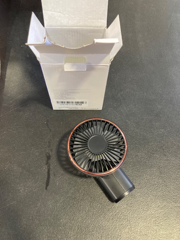 Photo 1 of TUNISE Portable Handheld Fan, 4000mAh, 180 Adjustable, 6 Speed Wind, Display Electricity in Real Time, USB Rechargeable Foldable Personal Fan