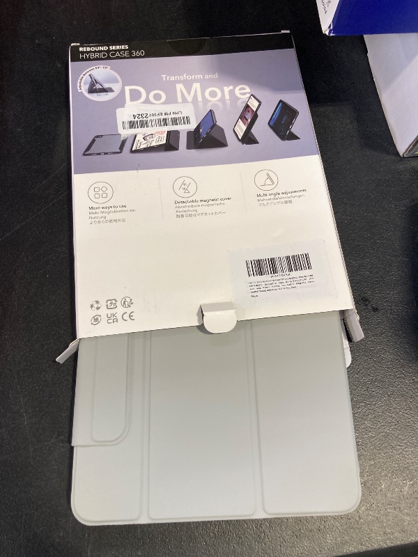 Photo 1 of ESR for iPad Air 11 Inch Case M3/M2 (2025/2024), iPad Air 5th/4th Gen Case (2022/2020) 10.9 Inch with Pencil Holder, Removable Magnetic Cover, Vertical Stand, Rebound 360 Series, Grey