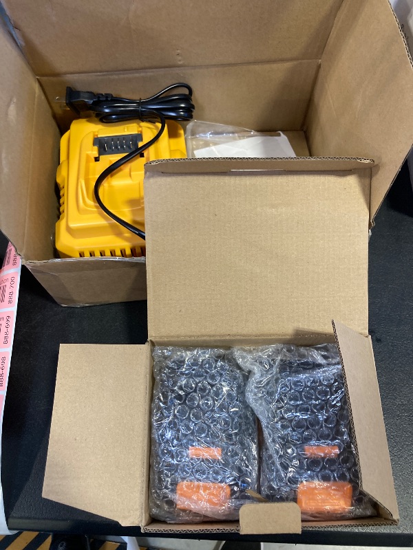 Photo 1 of 2Pack 3.0Ah Replacement for Dewalt 20V Battery with DCB112 Charger