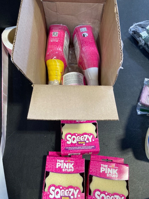 Photo 1 of Stardrops – The Pink Stuff Ultimate Cleaning Pack – Miracle Cleaning Paste, Multi-Purpose Spray & Bathroom Foam – Cuts Grease, Removes Stains, Cleans Kitchens, Bathrooms, and More