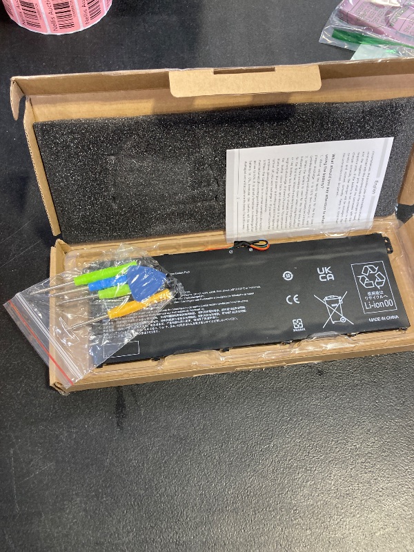 Photo 1 of ASODI AP18C4K Laptop Battery Replacement for ACER Aspire 3 A315-5,5 A515-43,7 A715-41G Spin 3 SP314-54N 512 512,TravelMate P2 P214 Series AP18C8K 11.4V 4200mAh 48Wh
