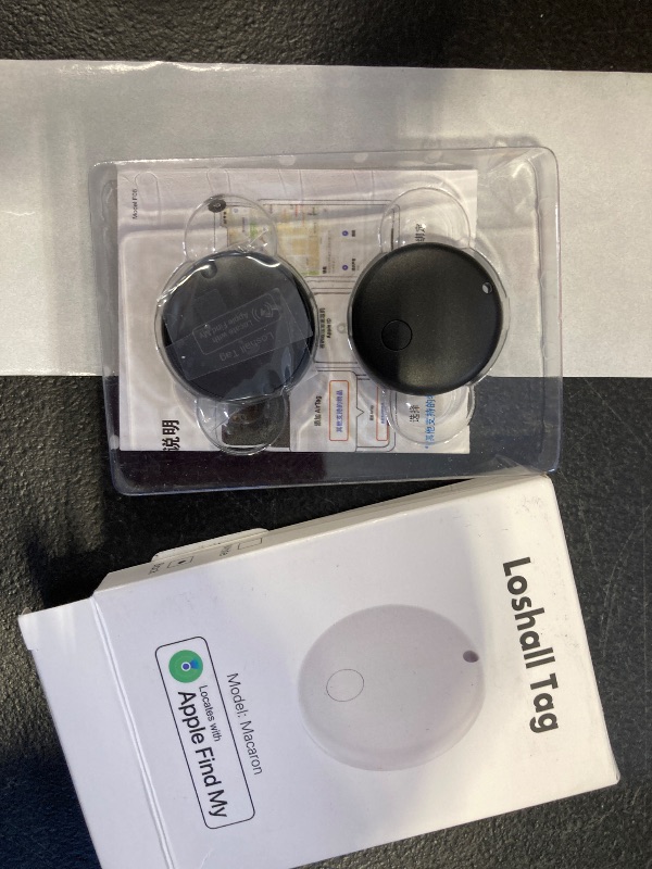 Photo 1 of Mini Air Tags Smart Tracker Work with Apple Find My (iOS Only) 2-Pack, IP67 Waterproof, Keys Finder and Item Locator for Keys, Bags,Luggage and More (Not for Android)