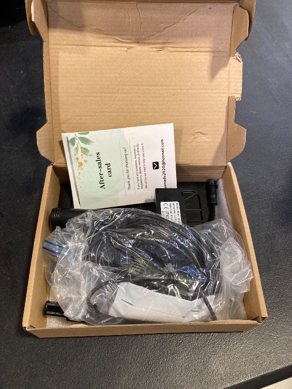 Photo 1 of Jutai Solar Fountain Kit Works in Shade Glass,3.5W Solar Water Pump with 2000mAH Battery, Solar Bird Bath Fountain with Sucker and Stake for Garden, Outdoor, Water Feature-16.4ft Power Cord,7 Nozzles