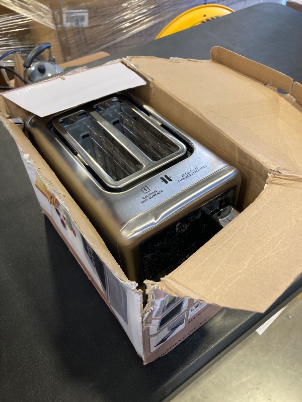 Photo 1 of Smart Toaster Digital Tuch Screen Toasters with 5 Bread Selection 7 Shade Setting and Bagel/Defrost/Cancel/Reheat Function 1.5” 2 Slice Stainless Steel Tostadora with Removable Crumb Tray