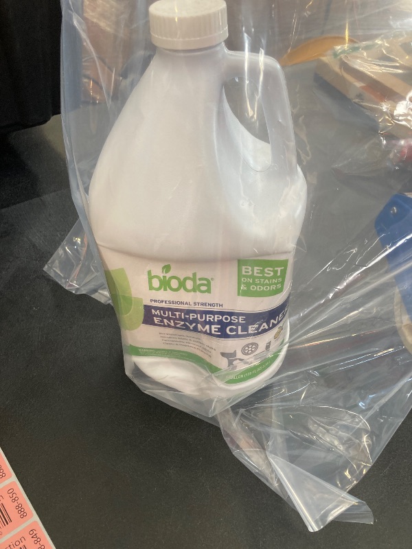 Photo 1 of Bioda Multi-Purpose Probiotic Enzyme Cleaner and Deodorizer | Professional Strength | Trash Can Deodorizer, Pet Stains and Odors, Drains, Floors, Bathrooms, Toilets | Made in USA | 1 Gallon