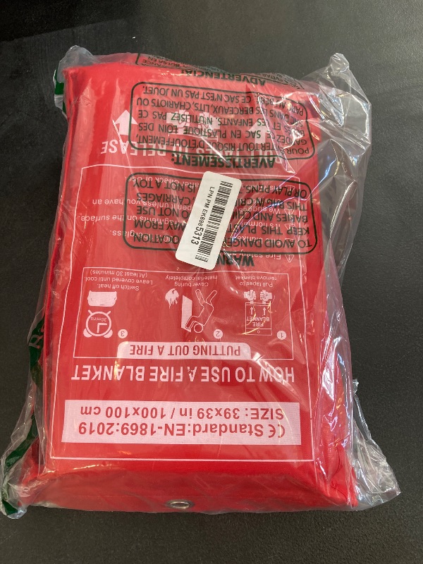 Photo 1 of DIBBATU Fire Blanket for Home and Kitchen, Fire Blankets Emergency for Home, Emergency Fire Blankets Retardant for House, Fireproof Blanket, Survival FireBlanket for Kitchen,Fireplace, Grill, BBQ