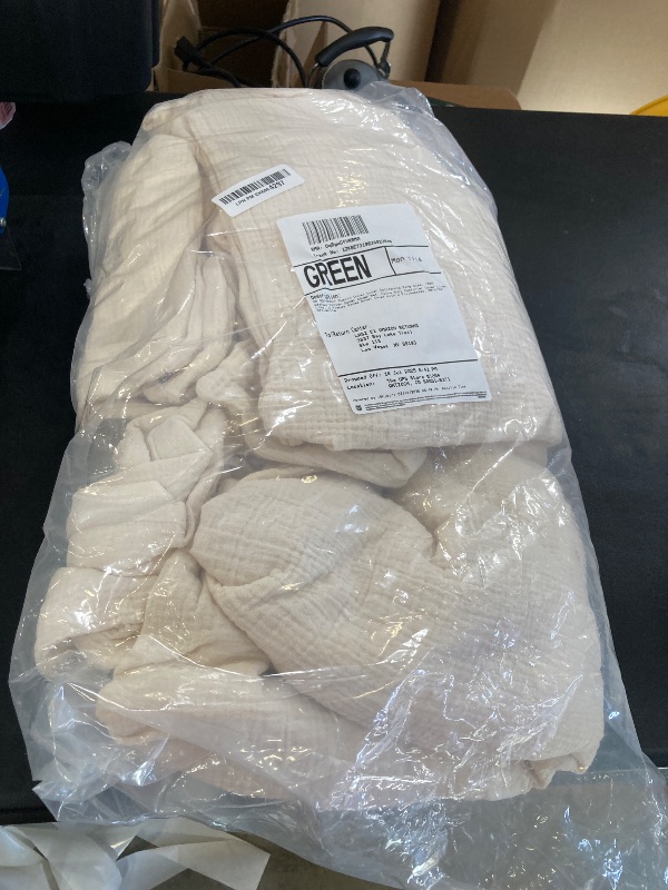 Photo 1 of SE SOFTEXLY Muslin Duvet Cover California King Size, 100% Washed Cotton Duvet Cover Set, Ultra Soft Comforter Cover Linen Like, 3 Pieces Gauze Duvet Cover with 2 Pillowcases, 98"x104", Off-White
