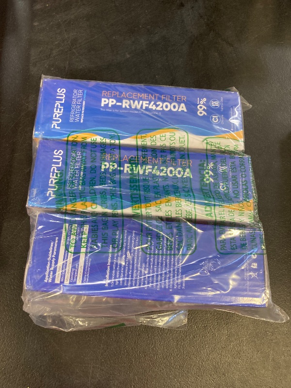 Photo 1 of PUREPLUS DA97-17376B Replacement for Samsung HAF-QIN, HAF-QIN/EXP, DA97-08006C, RF23M8070SG, RF23M8070SR, RF23M8090SG, RF23M8090SR, RF23M8570SR, RF23M8590SG,RWF4200A, Refrigerator Water Filter,3PACK
