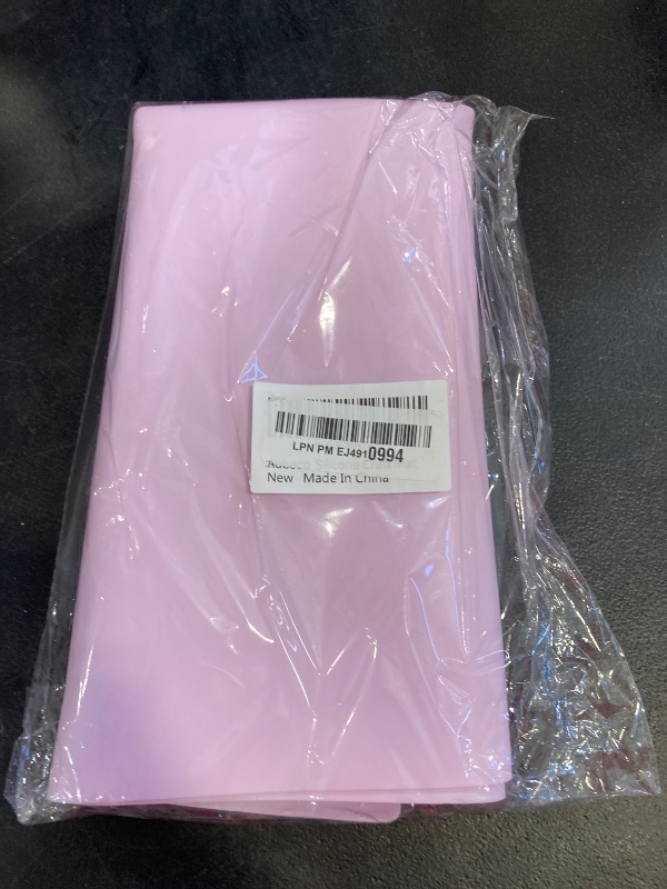 Photo 1 of Aubeco Silicone Craft Mat with Built in Cleaning Cup and Paint Holder, Art Silicone Mat Large, 19.9"x16.9" Clay Mat, Nonslip Room Silicone mat for Painting, Table, Resin and Play, Pink