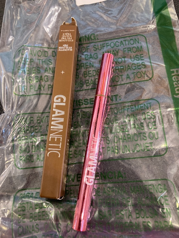 Photo 1 of Glamnetic Felt Tip Magnetic Eyeliner Pen - Brown 0.025 fl oz | Brown Smudgeproof & Waterproof Eyeliner Pen, All-Day Hold for Magnetic Eyelashes, Quick-Drying, Paraben-Free