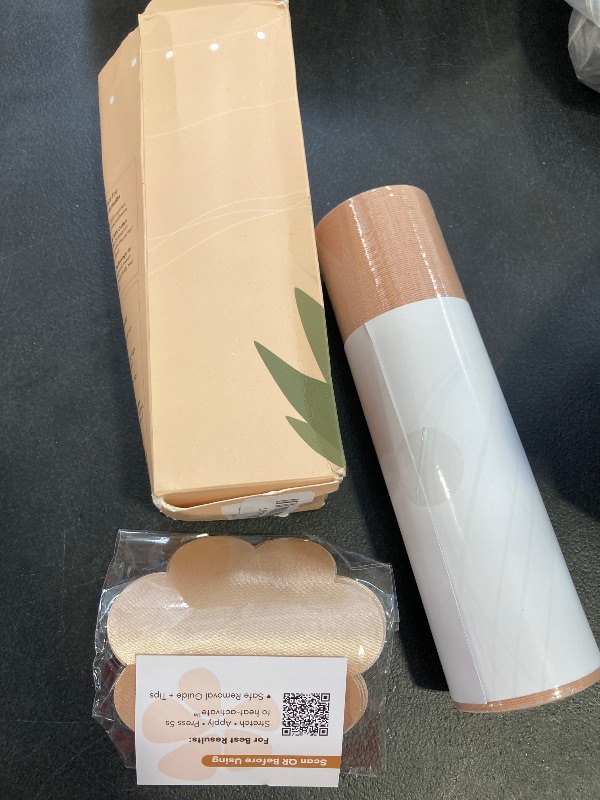 Photo 1 of sharmony DIY BoobTape for Large Breasts | 8-inch Wide BoobyTape with 4" Petals | Bob Tape for XXL Breast Lift | BreastTape Lifting Large Breast to Sculpt Your Body Vanilla