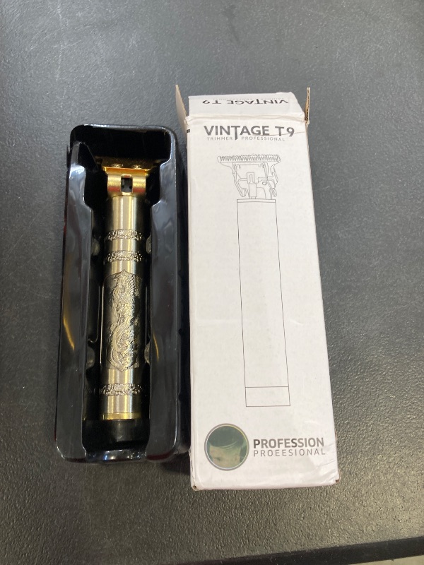 Photo 1 of PXLISIE Hair Clippers for Men, Professional Cordless Rechargeable Beard Trimmer Gold Kit with Guide Combs