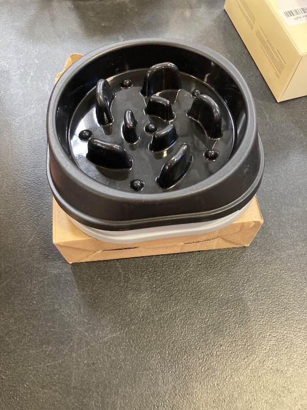 Photo 1 of YINEYA 2PCS Anti-Choking Slow Feeder Dog Bowls Small Size Dog, Slow Feeder Cat Bowl, Supplies and Puzzle for Pet