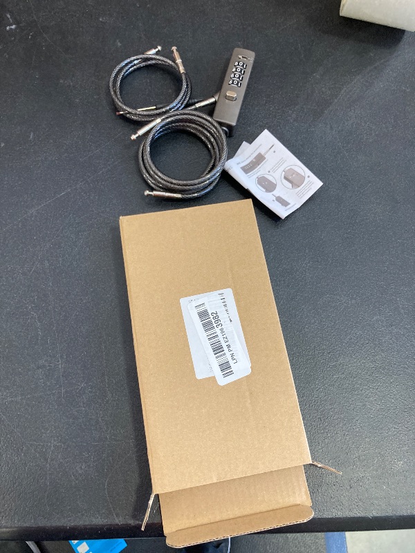 Photo 1 of DELSWIN Cable Locks with Combination, 4-Digit Combination Lock with 3 Different Length Steel Rope (9'' /23.6'' /47.2''), Security Cable Lock for Luggage, Helmet, Gym Locker, Cabinet, Gate (Gun-Grey)