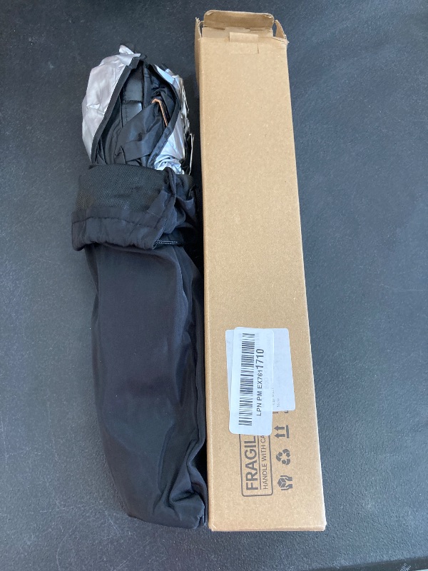 Photo 1 of [2025 Upgraded] Windshield Sun Shade Umbrella - Foldable Car Sunshade for Jeep Wrangler/Gladiator, for Toyota 4Runner/Land Cruiser, Front Window Sun Shade with Silver UV Block & Heat Shield(Small)