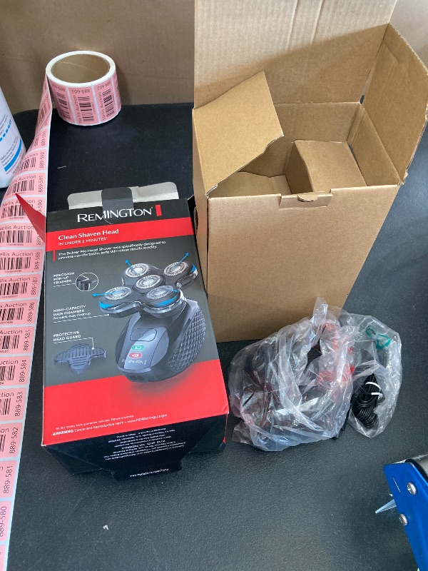 Photo 1 of Remington Balder Pro Electric Razor for Head XR7000A - Premier Wet/Dry Bald Head Shaver, Flex Blades for a Close Shave, Cordless Rechargeable, Effortless Head Shaving with Precision Dual Track Heads