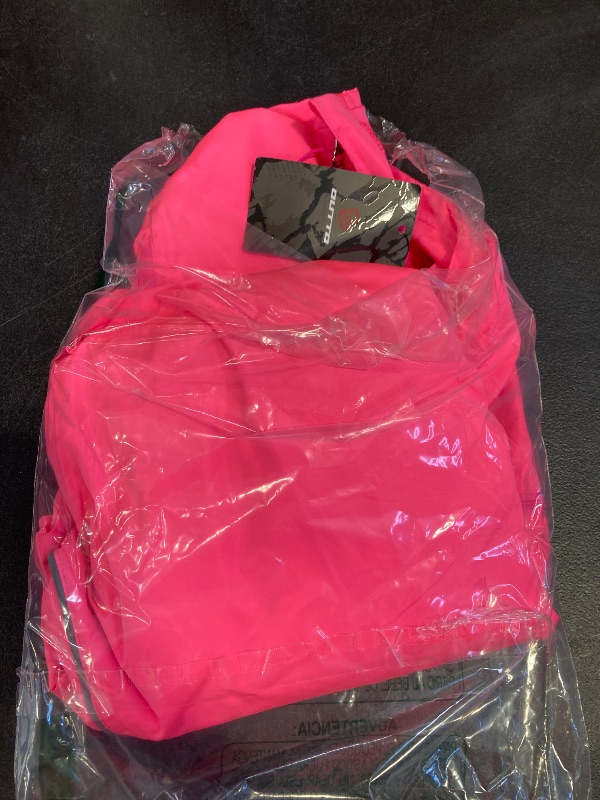 Photo 1 of Outto Women's Cycling Jacket Convertible UPF50+ Windproof with Zip Off Sleeves(X-Large,Pink)