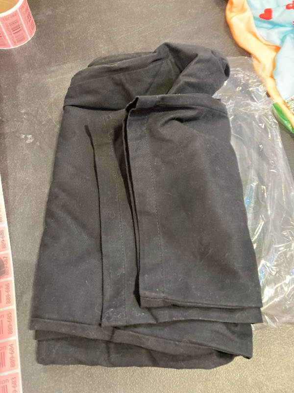 Photo 1 of Amazon Essentials Men's Classic-Fit Wrinkle-Resistant Flat-Front Chino Pant (Available in Big & Tall), Black, 58W x 32L