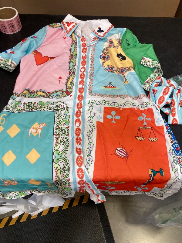 Photo 1 of womens medium card button down dress