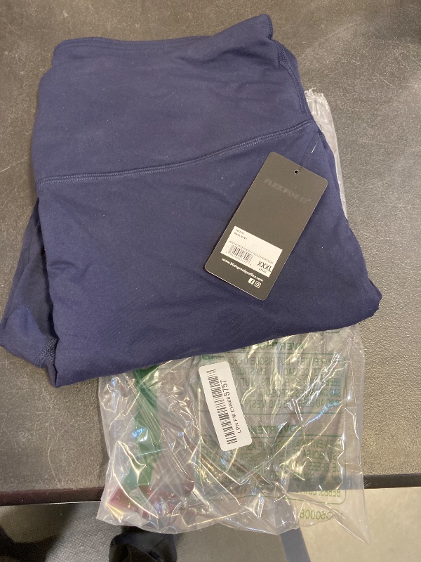 Photo 1 of 90 Degree By Reflex High Waist Power Flex Tummy Control Leggings - Dark Navy - XXXL