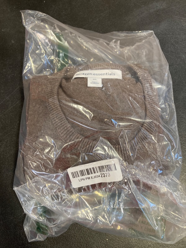 Photo 1 of Amazon Essentials Men's Fleece Crewneck Sweatshirt - Heather, XX-Large (Available in Big & Tall Sizes) 2xl 