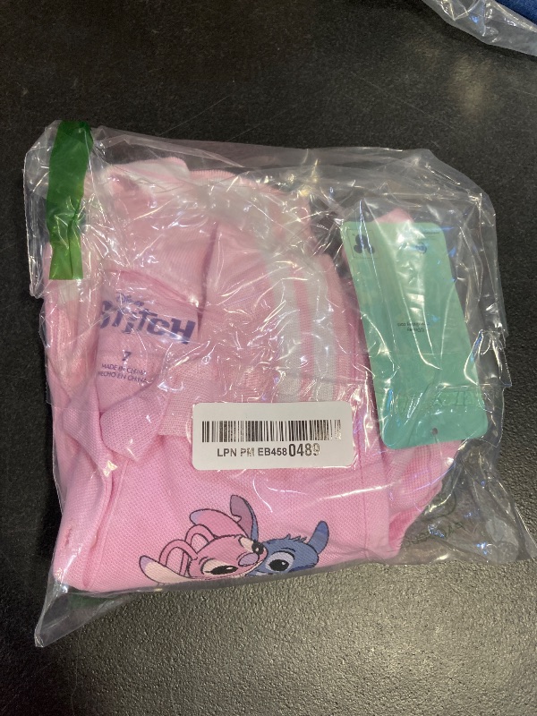 Photo 1 of Disney Lilo & Stitch Girls Sleeveless Tennis Dress for Little and Big Kids Pink SIZE 7
