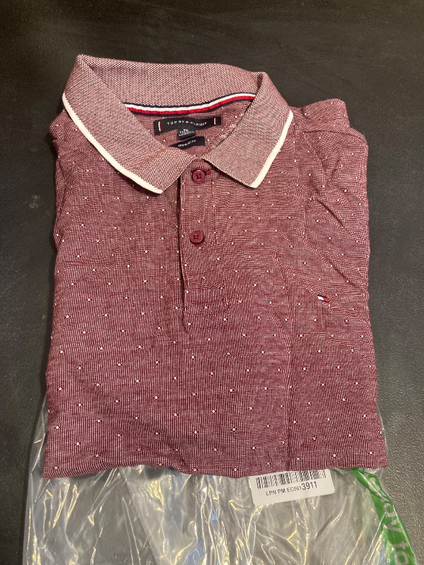 Photo 1 of Tommy Hilfiger Men's Interlock Regular Short Sleeve Polo 2xl