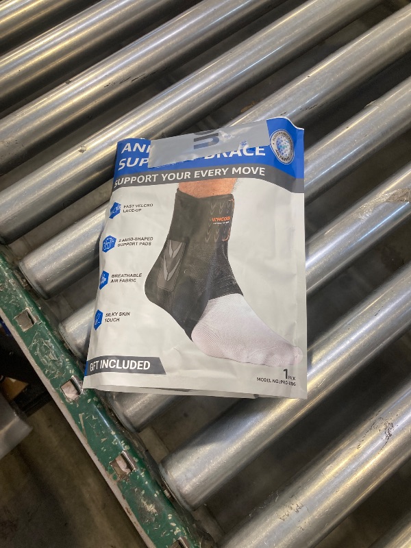 Photo 1 of Active Ankle AS1 Pro Lace Up Ankle Brace, Ankle Support with Laces for Men & Women, Protection & Sprain Support for Volleyball, Rugby, Basketball, Low Profile, Black, Medium