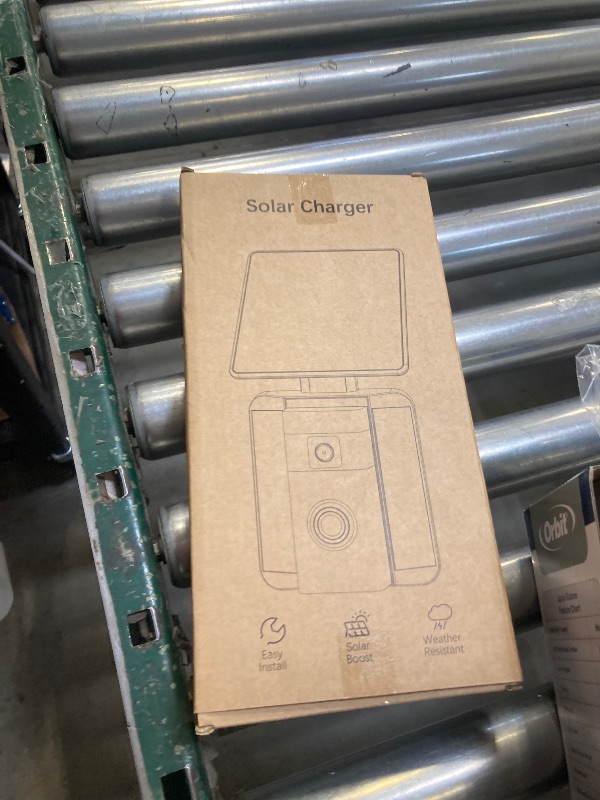 Photo 1 of QIBOX Solar Charger Compatible with Battery Doorbell (2024 Release), Waterproof Continuously Solar Panel, Adjustable Panel, Only for USB-C Port Video Doorbell, Not for Other Port