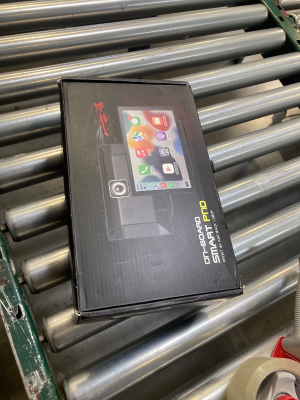 Photo 1 of Wireless CarPlay Screen - 9'' Portable Car Stereo with 4K Dash Cam, 1080P Backup Camera, Satellite Radio, Apple CarPlay & Android Auto, GPS Navigation/AirPlay/Voice Control