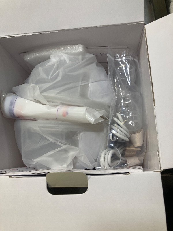 Photo 1 of Nuliie Hands-Free Breast Pump, Wearable Breastfeeding Pump 4 Modes 9 Levels with 18/21/24MM Flange, Electric Breast Pump Portable, Replaced Pumping Accessories Included (Ghostwhite, 2 Packs)