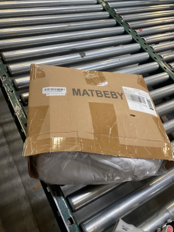 Photo 1 of MATBEBY Full Size Mattress Pad - Cooling Breathable Mattress Topper, Quilted Fitted Mattress Protector, Pillow Top Mattress Cover with 8-21" Deep Pocket, Soft, Machine Washable, White, 54x75 Inches