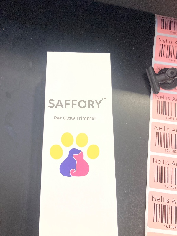 Photo 1 of Saffory Dog Paw Trimmer, Pet Claw Trimmer with LED Light, Low Noise USB Rechargeable Pet Clipper. Suitable for Dogs and Cats, for Trimming Hair Around Paws Eyes Ears Face Buttocks. (1)