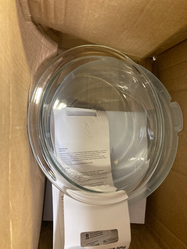 Photo 1 of OXO Good Grips Glass Pie Plate with Lid